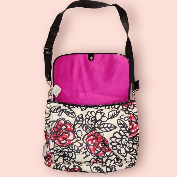 (NWT) Vintage COACH® Daisy Floral Graffiti Messenger Bag - Multicolor - Picture 10 of 16